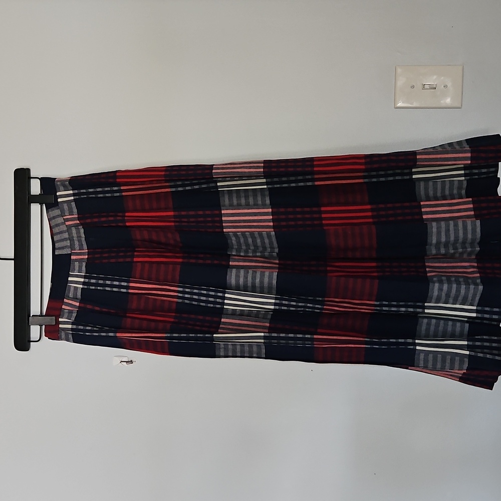 Vintage Wool Plaid Skirt